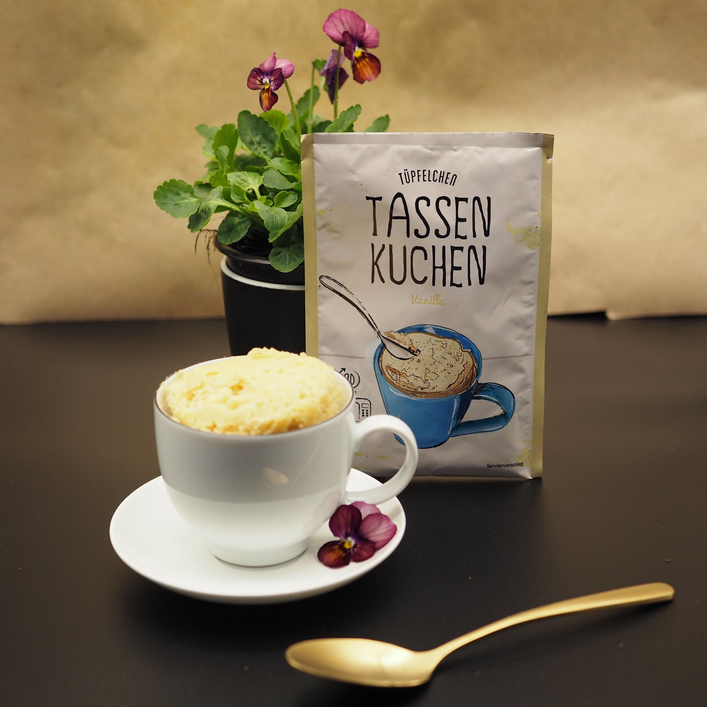 Tassenkuchen Vanille von Tüpfelchen
