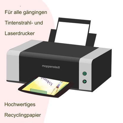 Turn-Urkunden A4 für Turnstunde & Wettkampf – zum Bedrucken & Beschriften, 5–50 Stück