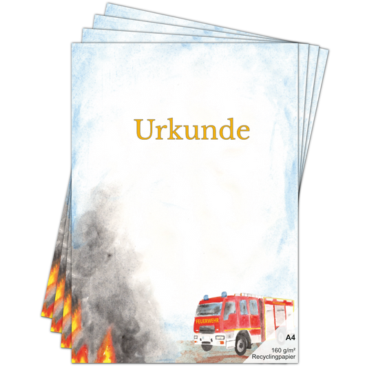 Kinderurkunde Feuerwehr