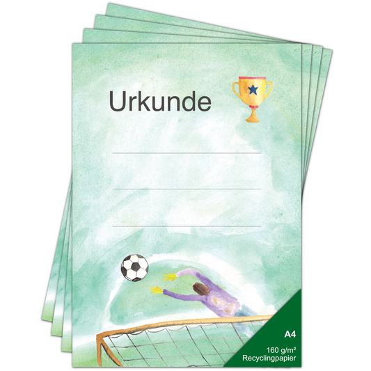 Kinderurkunde Fußball