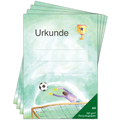 Fußball-Urkunden A4 für Turnier & Kindergeburtstag – zum Bedrucken & Beschriften, 5–50 Stück