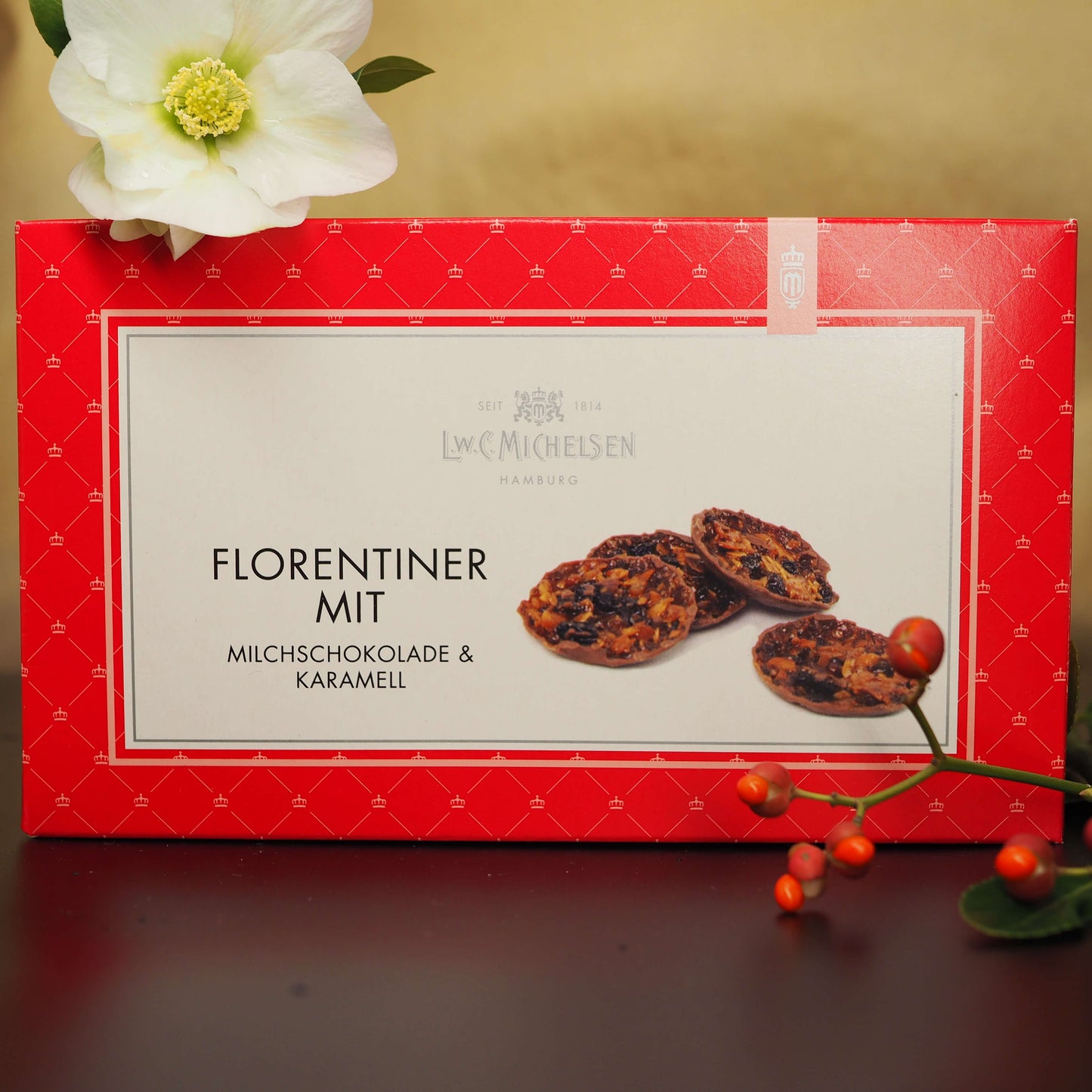 florentiner milchschokolade schoklade karamell michelsen plätzchen gebäck kekse