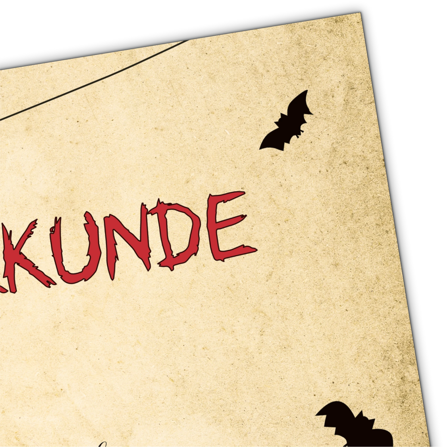 Halloween-Urkunden A4 für Kinderparty – zum Bedrucken & Beschriften, 5–50 Stück