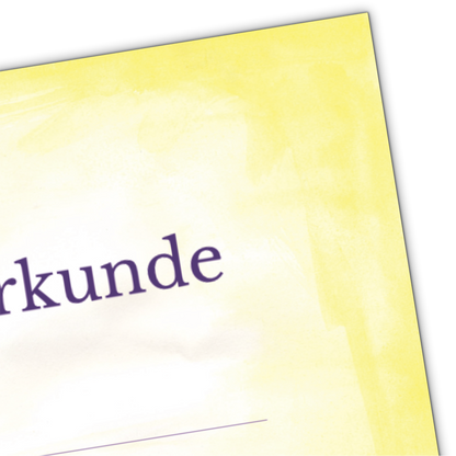 Turn-Urkunden A4 für Turnstunde & Wettkampf – zum Bedrucken & Beschriften, 5–50 Stück
