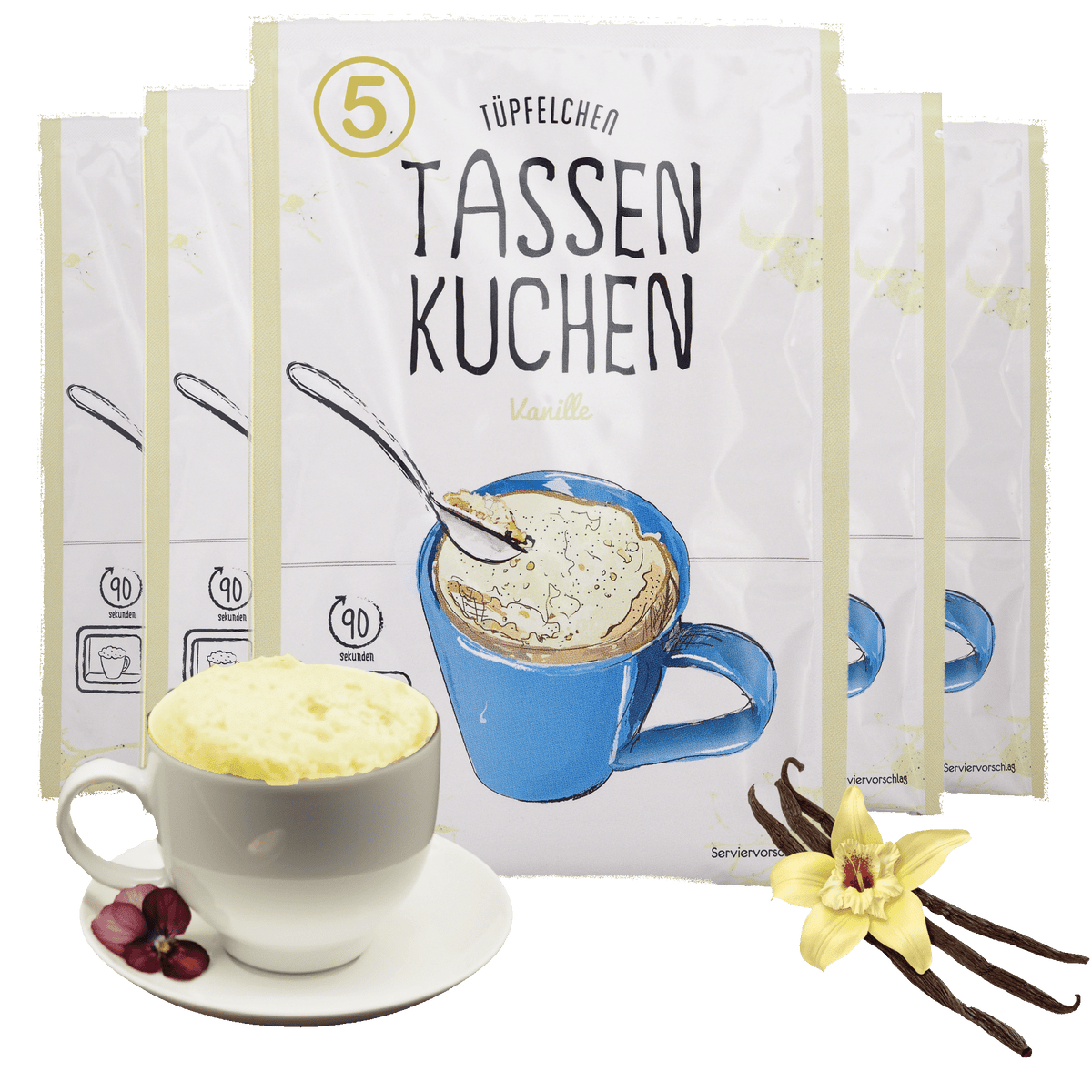 Tassenkuchen Vanille von Tüpfelchen