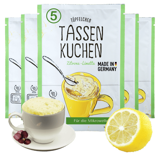 Tassenkuchen Zitrone-Limette von Tüpfelchen