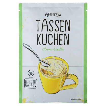 Tassenkuchen Zitrone-Limette von Tüpfelchen
