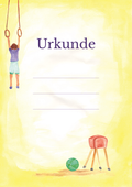 Kinderurkunde Turnen